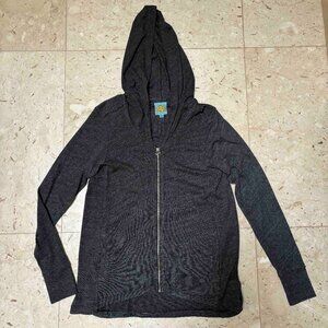 C&C California Long Sleeve Hi-Low Hoodie - Black - Women's Small